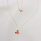 Cherry Pendant Necklace