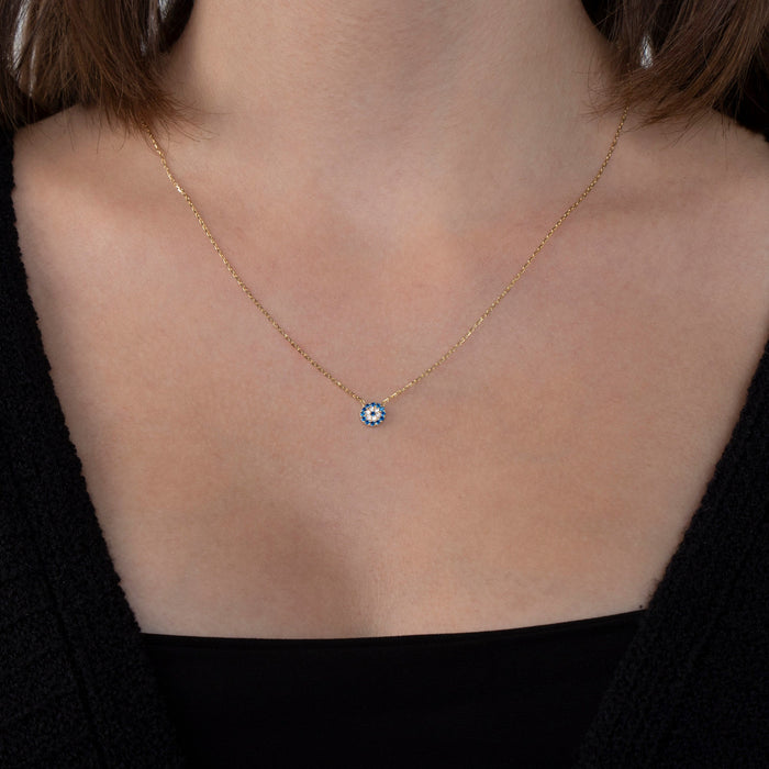 Dainty Evil Eye Protection Necklace