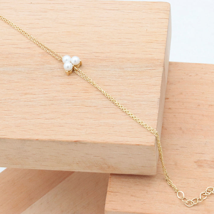 Triple Pearl Bracelet