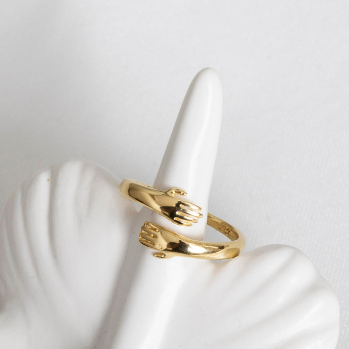 14k Gold Hug Ring