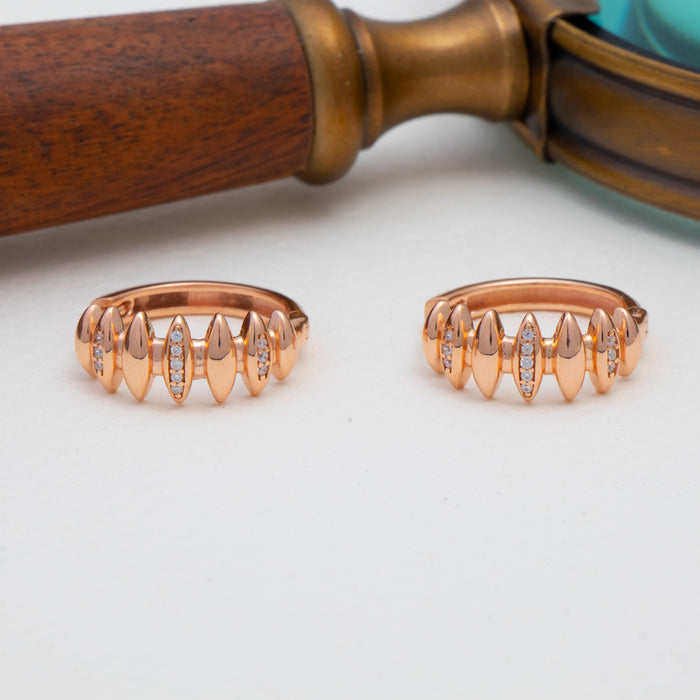 Gold Huggie Hoop Earrings