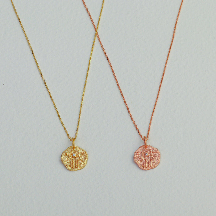 Gold Hamsa Necklace