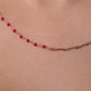 Coral Gem Choker