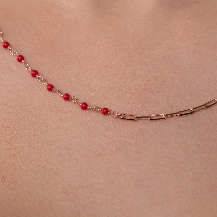 Dainty Coral Choker