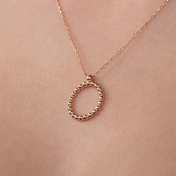 Beaded Circle Necklace