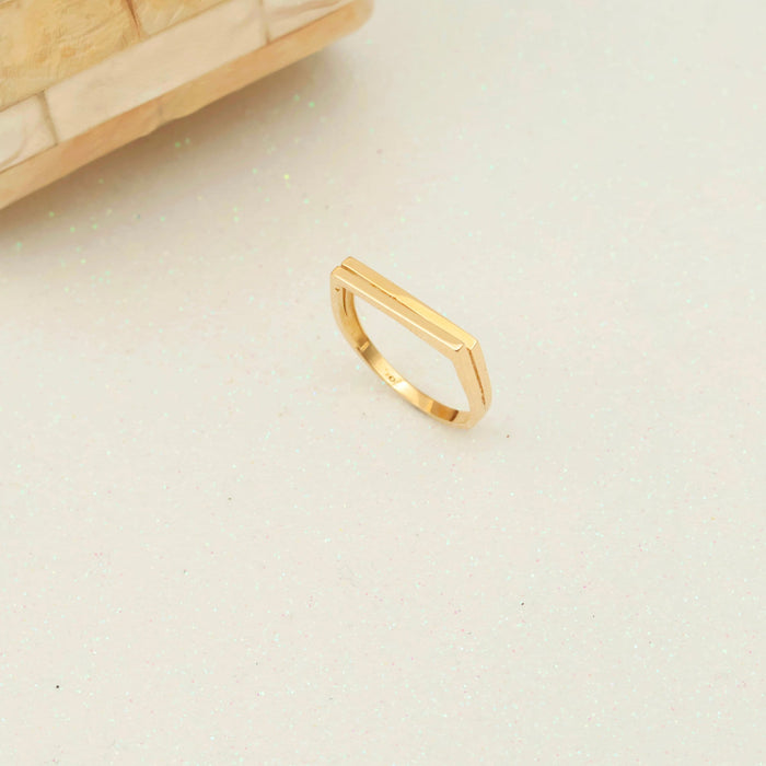 14k Dainty Stackable Gold Ring
