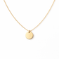 Gold Disc Necklace