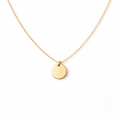 Gold Disc Necklace
