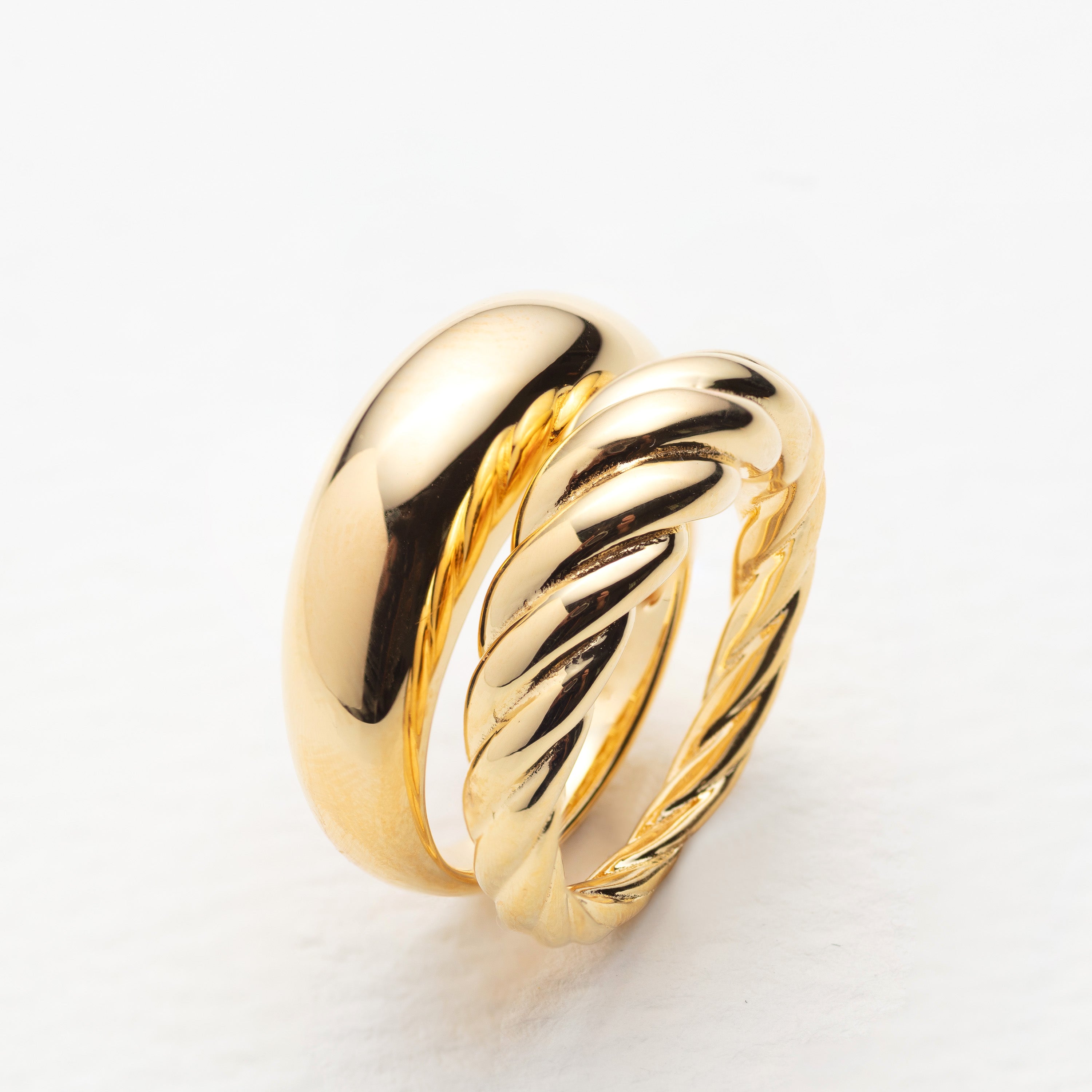 Caphe Rop Ring Dome & Twisted Rope Rings – Atelier Kheops