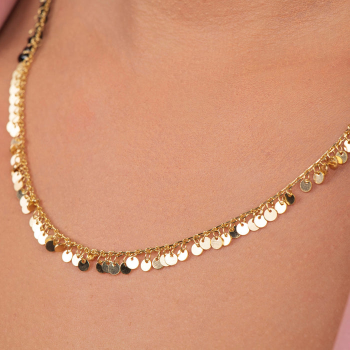 Elegant Minimalist Gold Choker