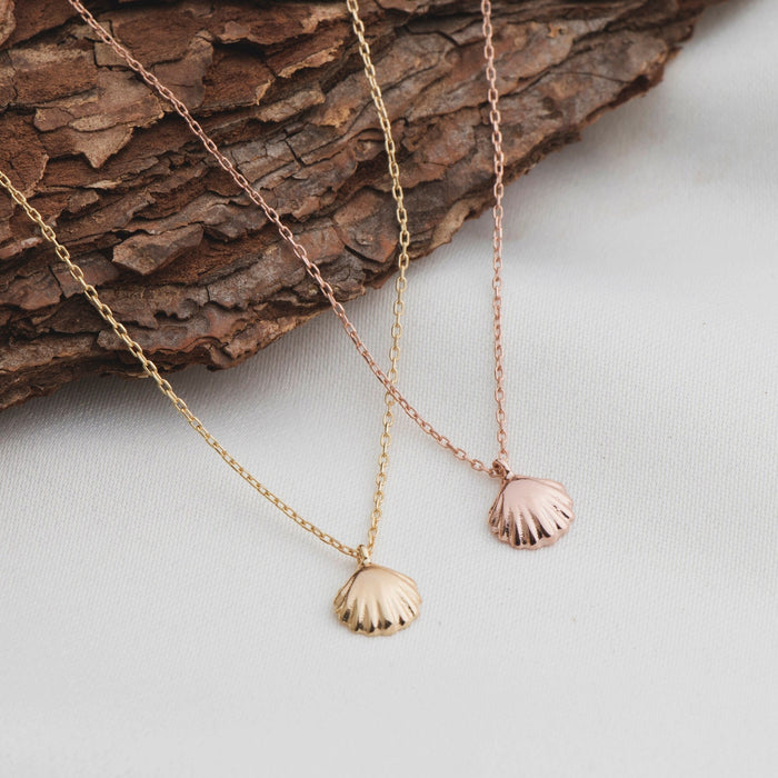 Gold Vermeil Shell Necklace