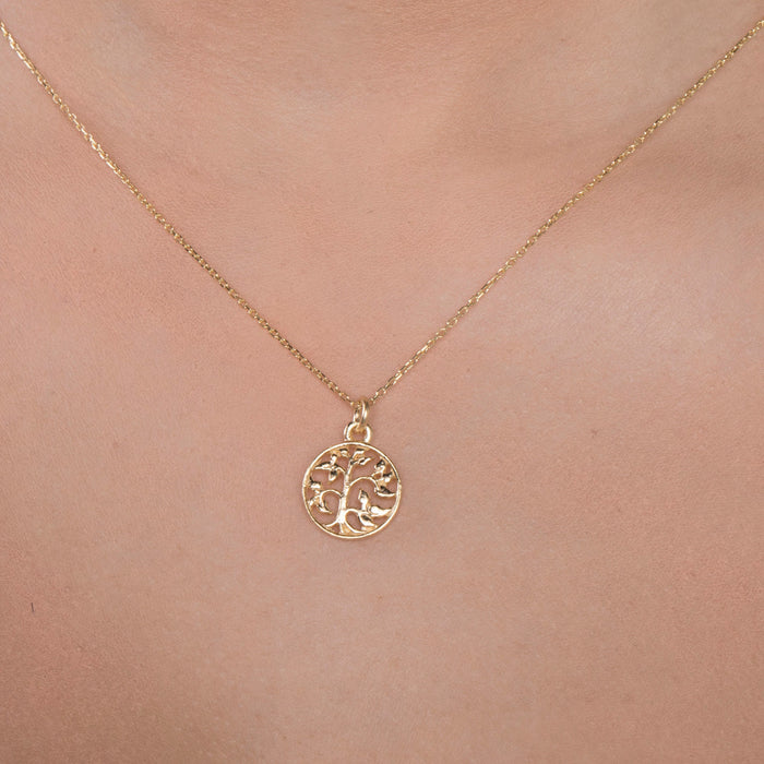 Elegant Tree of Life Family Pendant Necklace