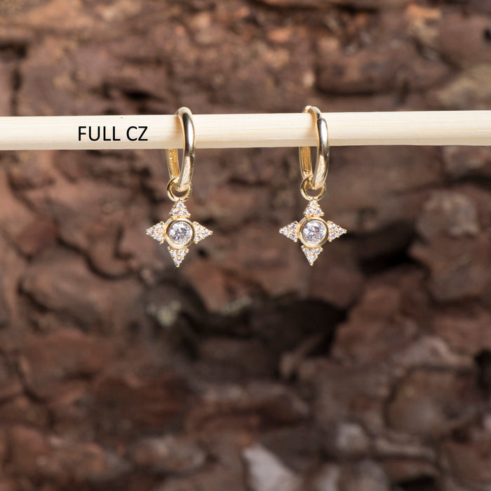 Gold Huggie Hoop Earrings