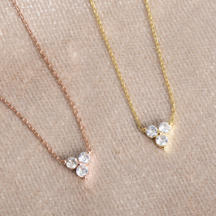 Dainty 14k Gold Vermeil Trio Necklace