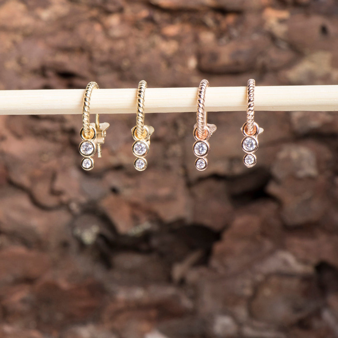 Gold Huggie Earrings