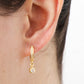 CZ Huggie Hoop Earrings