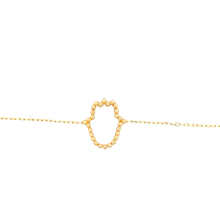 Dainty Hamsa Bracelet