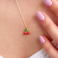 Cherry Pendant Necklace