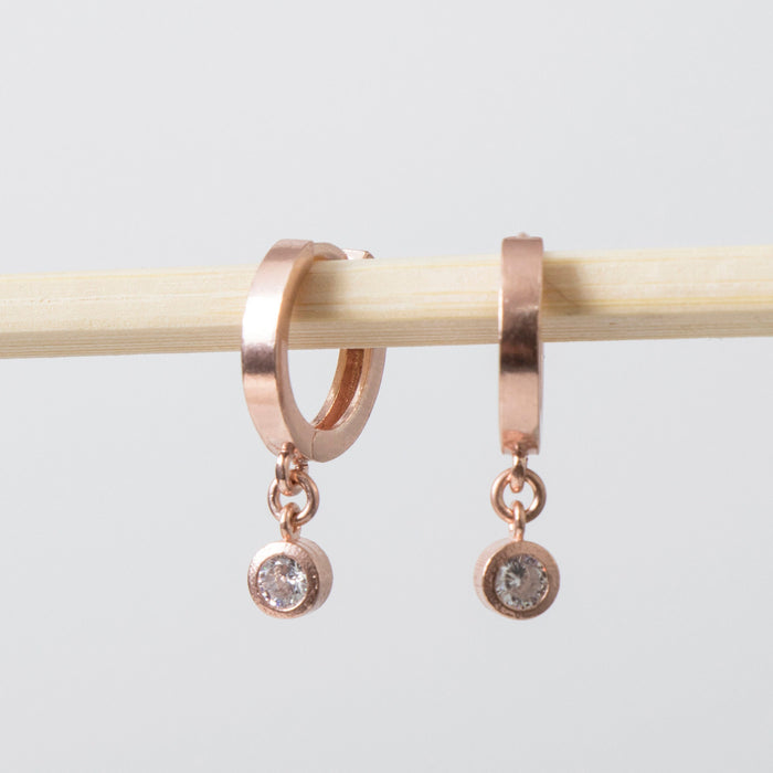 Gold Huggie Hoop Earrings