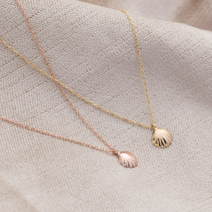 Gold Vermeil Shell Necklace