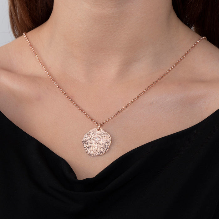 Gold Filled Hamsa Hand Necklace