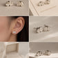 Pear & Emerald Cut Stud Earrings