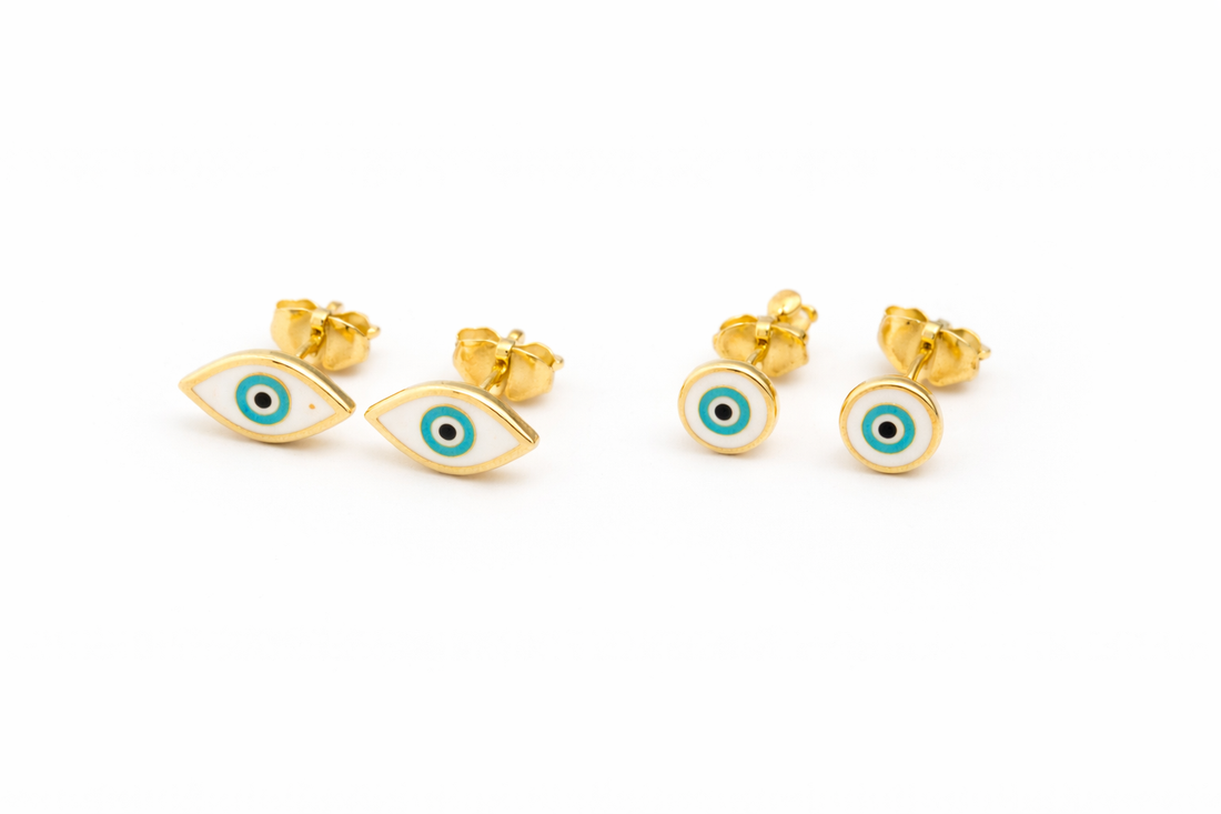 Evil Eye Stud Earrings