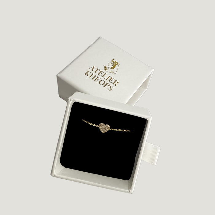 Gold Heart Bracelet