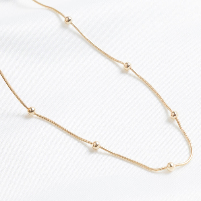 Gold Satellite Necklace