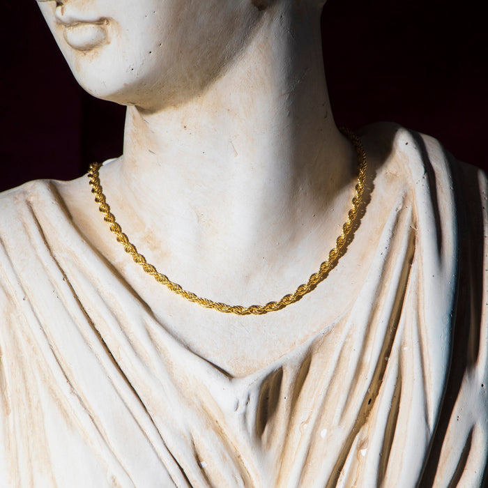 14k Gold Filled Rope Chain Necklace