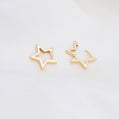 Celestial Star Huggie Hoops