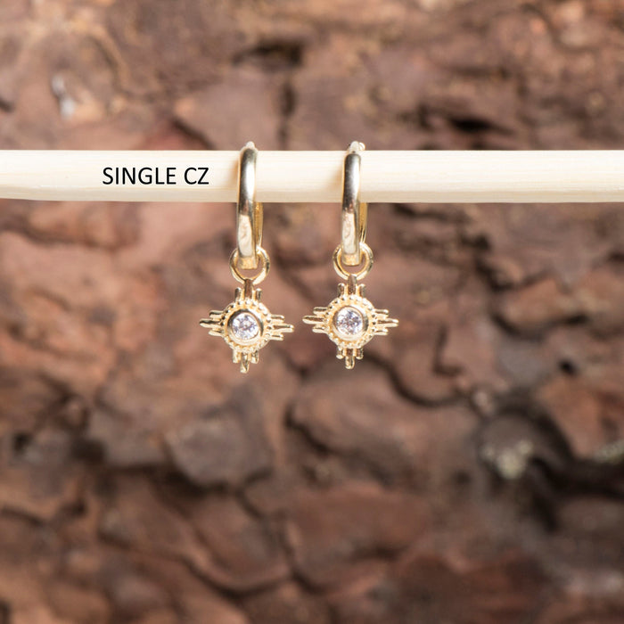 Gold Huggie Hoop Earrings