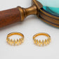 Gold Huggie Hoop Earrings