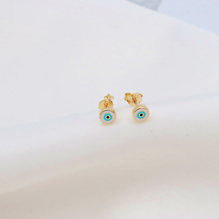 Evil Eye Stud Earrings