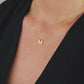 Personalized 14k Gold Initial Necklace
