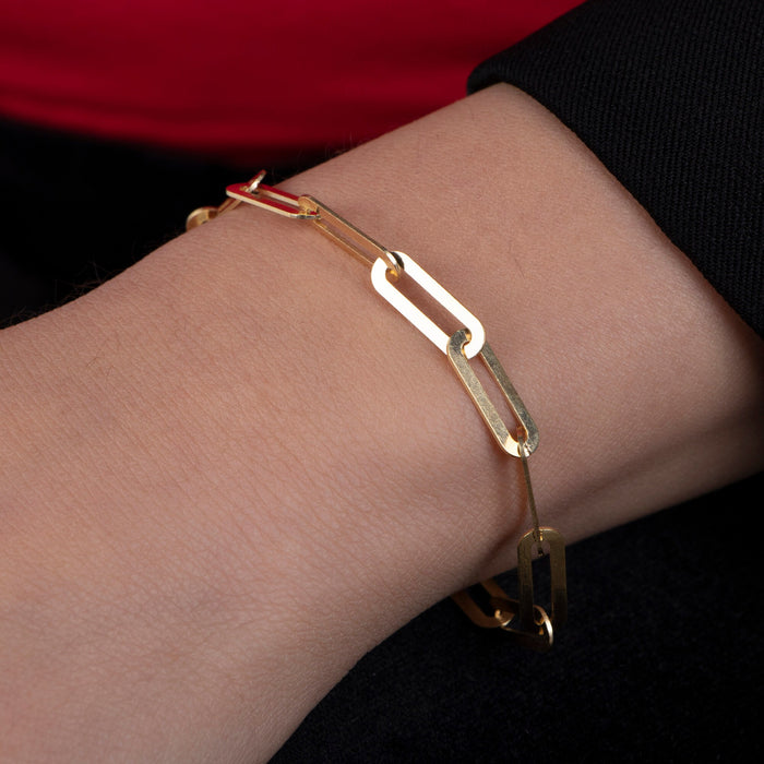 Paperclip Chain Bracelet