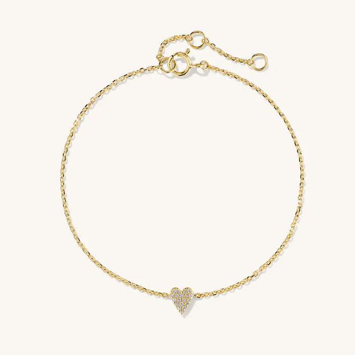 Gold Heart Bracelet