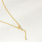 Gold Star Lariat Necklace