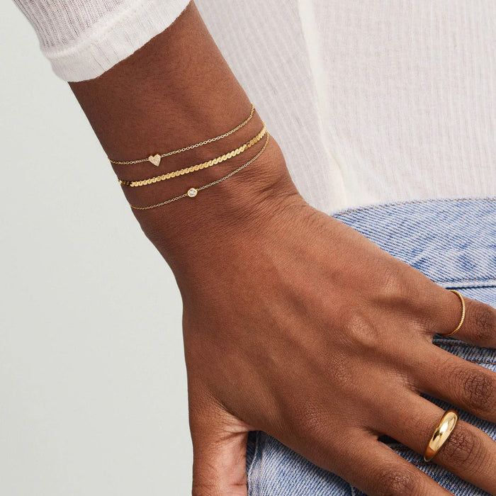 Gold Heart Bracelet
