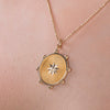 gold starburst necklace