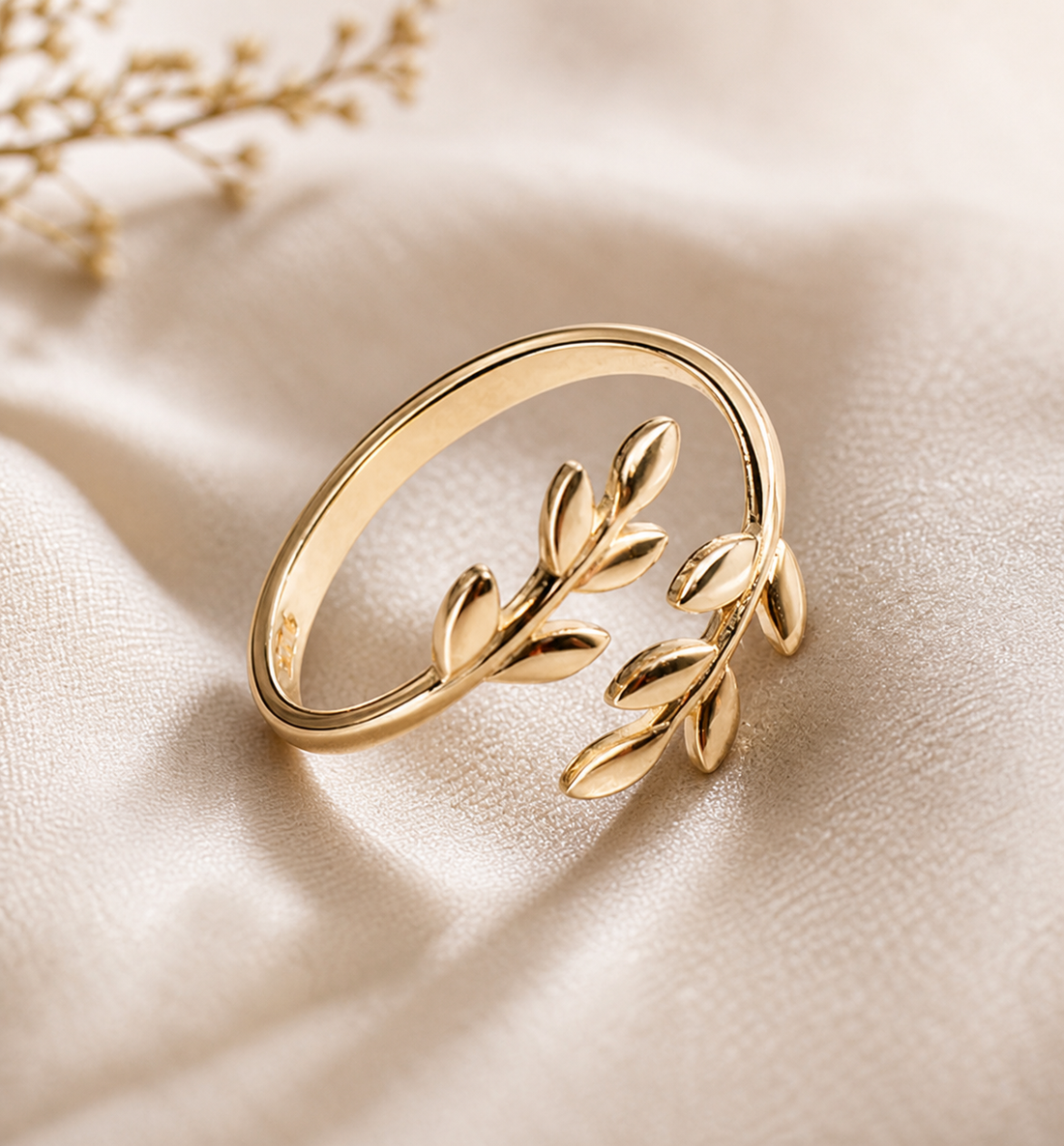 Ancient Greek Style Leaf Ring