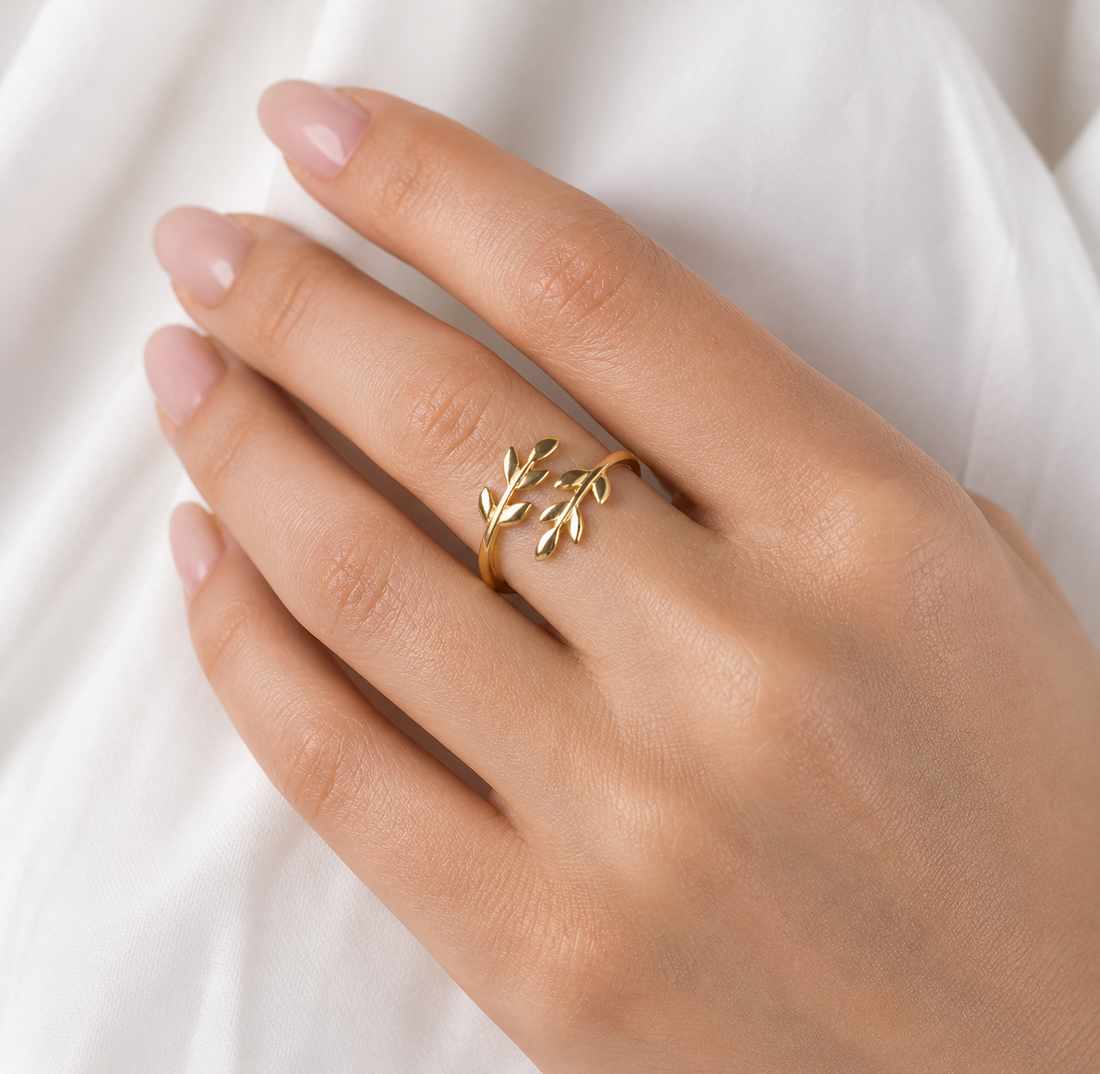 Ancient Greek Style Leaf Ring