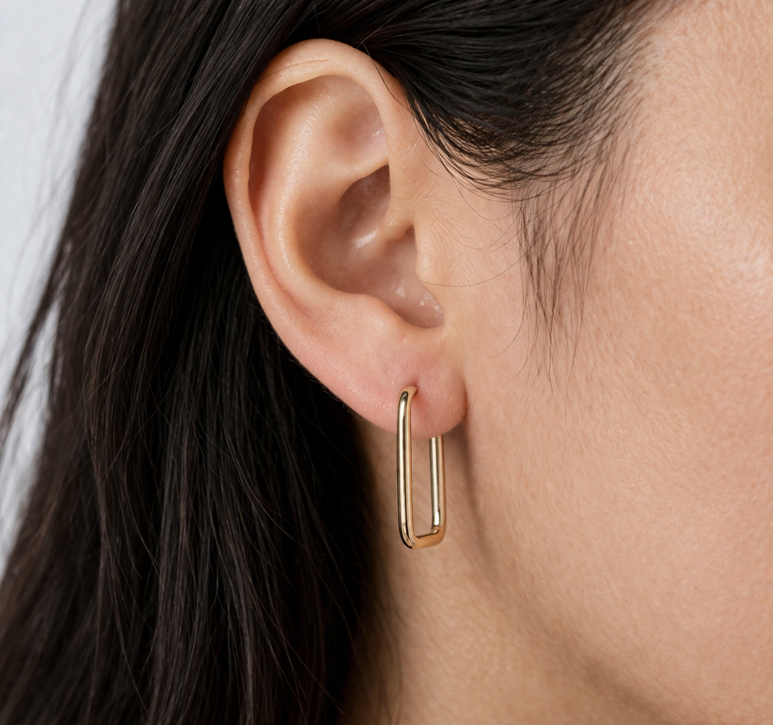 Rectangle Link Hoops