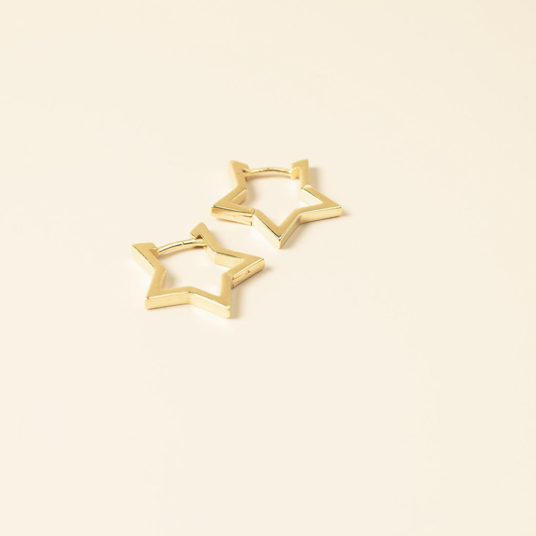 Celestial Star Huggie Hoops