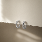 Textured Huggie Hoops